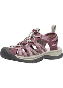 Sandale Keen "WHISPER", Damen, Gr. 38, rosa (rose braun, peach parfait), Synthetik, Schuhe Sandale, waschbar und schnell trocknend