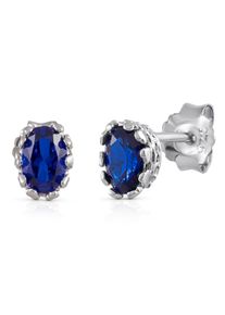 Paar Ohrstecker Firetti "Schmuck Geschenk Silber 925 Ohrschmuck Edelstein Spinell", bunt (silberfarben, blau, blau), Ohrringe, Damen, Silber 925 (Sterlingsilber), Paar Ohrstecker, mit Spinell (synth.)