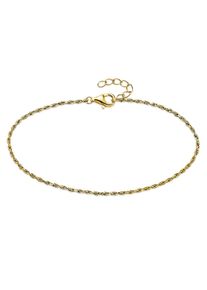 Armband "Schmuck Geschenk Armkette gelbgodlfarben vergoldet", gold (gelbgoldfarben), ANISTON JEWELRY & WATCHES, Armb&auml;nder, Damen, 19cm, Silber 925 (Sterlingsilber), Armband