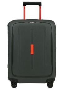Hartschalen-Trolley Samsonite "ESSENS CIRCULAR, verschiedene Gr&ouml;&szlig;en", Damen, Gr. B/H/T: 40cm x 55cm x 20cm 39 l, gr&uuml;n (gr&uuml;n, orange), Polypropylen, Koffer Hartschalen-Trolley, digitaler Produktpass f&uuml;r Transparenz des gesamten Produktlebenszyklus