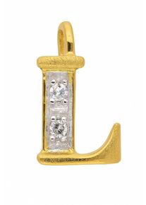 Adelia&acute;s Buchstabenanh&auml;nger ADELIA&acute;S "585 Gold Buchstabenanh&auml;nger mit Diamant", gold, Schmuckanh&auml;nger, Damen, 0,02 SI = kleine Einschl&uuml;sse L, Gelbgold 585, Buchstabenanh&auml;nger