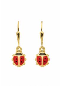 Adelia&acute;s Paar Ohrh&auml;nger ADELIA&acute;S "333 Gold Ohrringe Ohrh&auml;nger Marienk&auml;fer", gold, Ohrringe, Damen, Gelbgold 333, Paar Ohrh&auml;nger