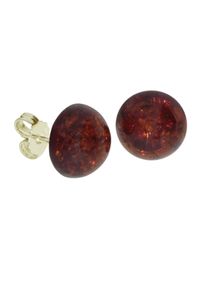 Paar Ohrstecker OSTSEE-SCHMUCK "- Klassisch 12 mm - Gold 333/000 - Bernstein" Gr. 12, gold (gold 333, goldfarben, gelb), Ohrringe, Damen, Gelbgold 333, Paar Ohrstecker