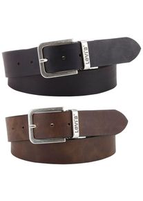 Levi's Lederg&uuml;rtel LEVI'S, Damen, Gr. 80, braun, Leder, G&uuml;rtel Lederg&uuml;rtel, Reversible Core, Topseller