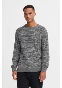 Strickpullover Blend "BHBENJAMIN CREW KNIT", Herren, Gr. 3XL, iron gate, Strick, Obermaterial: 100% Baumwolle, meliert, regular fit h&uuml;ftbedeckend, Rundhals, Raglan&auml;rmel Strickb&uuml;ndchen, Pullover Strickpullover