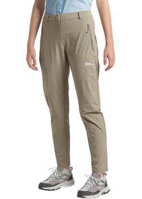 Funktionshose Jack Wolfskin "HIKEOUT PANTS W", Damen, Gr. 46, Normalgr&ouml;&szlig;en, grau (stone), Obermaterial: 86% Polyamid, 14% sonstige Fasern. Futter: 100% Polyester, Hosen Funktionshose