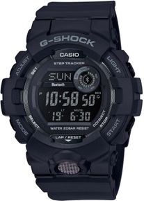 Smartwatch Casio G-SHOCK "GBD-800-1BER", schwarz (schwarz, schwarz, schwarz), Smartwatches, Herren, Smartwatch, Quarzuhr,Armbanduhr Herrenuhr,Schrittz&auml;hler,bis 20 bar wasserd.digital