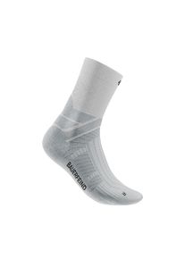 Sportsocken Bauerfeind "RUN PERFORMANCE MID CUT SOCKS", Damen, Gr. 38-41, wei&szlig;, Obermaterial: 90% Polyamid, 10% Elasthan, Socken Sportsocken, Laufsocken
