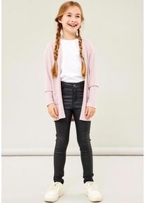 Strickjacke name it "NKFVICTI &ndash; Cardigan ohne Verschluss aus Feinstrick", M&auml;dchen, Gr. 158/164, lila (burnished lila), Feinstrick, Obermaterial: 84% Viskose, 14% Polyester, 2% Elasthan, unifarben, normal Po-bedeckend, V-Ausschnitt, blind abgesteppte Kante, Strickjacken Strickjacke, unifarben, casual, regular fit, Feinstrick, V-Ausschnitt