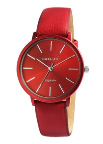 Quarzuhr, rot, Armbanduhren, Damen, Quarzuhr