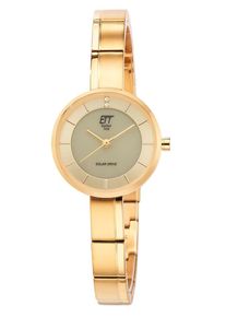 Solaruhr, gold (goldfarben), Armbanduhren, Damen, Solaruhr