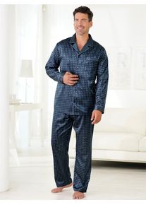 King&acute;S Club Schlafanzug KINGS CLUB, Herren, Gr. 44/46, blau (dunkelblau), 85% Polyester, 15% Baumwolle, Homewear-Sets Schlafanzug
