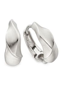 Paar Creolen Firetti "Schmuck, Geschenk, Creolen Silber rhodiniert", silberfarben, Ohrringe, Damen, 13,5mm, Silber 925 (Sterlingsilber), Paar Creolen