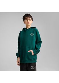 Kapuzensweatshirt Puma "X HARRY POTTER RELAXED GRAPHIC HOODIE TR", Jungen, Gr. 128, schwarz myrtle, Sweatware, Obermaterial: 100% Baumwolle, bedruckt, relaxed fit normal, angesetztes B&uuml;ndchen, Sweatshirts Kapuzensweatshirt, mit K&auml;ngurutasche, mit gerippten B&uuml;ndchen und Saum
