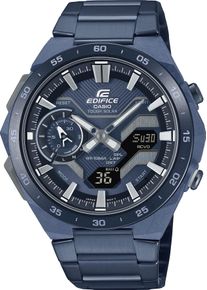Smartwatch CASIO EDIFICE, blau (dunkelblau, blau), Smartwatches, Herren, Smartwatch, Armbanduhr, Quarzuhr, Herrenuhr, Edelstahlarmband, Bluetooth