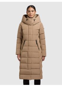 Steppmantel Khujo "TAMKE", Damen, Gr. L (40), cookie beige, Steppware, Obermaterial: 100% Polyester. Futter: 100% Nylon. Wattierung: 100% Polyester, unifarben, elastischer Bund, M&auml;ntel Steppmantel