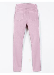Schlupfhose Casual Looks, Damen, Gr. 46, Normalgr&ouml;&szlig;en, ros&eacute;, 65% Baumwolle, 33% Polyester, 2% Elasthan, unifarben, lang, Hosen Schlupfhose