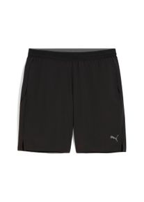 Trainingsshorts Puma "M TECH TRAINING 7" STRETCH WOVEN SHORT", Herren, Gr. XXL, N-Gr, schwarz (Puma schwarz, q3), Obermaterial: 87% Polyester, 13% Elasthan, slim fit normal, Hosen Trainingsshorts, Bund mit Kordelzug, Slim fit Passform, mit Seitentaschen