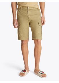 Cargoshorts Tommy Jeans "TJM OTIS TWILL REG CARGO SHORT", Herren, Gr. 30, N-Gr, relic tan, Twill, Obermaterial: 100% Baumwolle, Hosen Cargoshorts