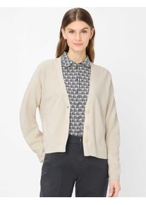 Brax Damen Strickjacke Style ANIQUE dark ecru, hellbeige, Gr. 42