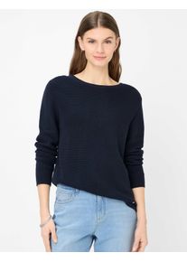 Brax Damen Strickpullover Style LESLEY navy, dunkelblau, Gr. 34