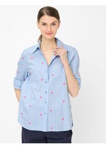 Brax Damen Hemd Style VIKI indigo mood, Blau, Gr. 36