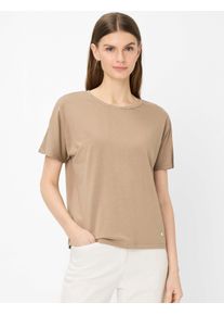 Brax Damen Shirt Style CAELEN S light mocha, braun, Gr. 34