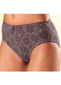 sheego Gro&szlig;e Gr&ouml;&szlig;en Slip, taupe-schwarz, Gr&ouml;&szlig;e 48/50 - Damen