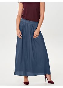 Maxirock Only "ONLVENEDIG &ndash; Maxil&auml;nge mit elastischem Bund f&uuml;r luftigen Komfort", Damen, Gr. XXS (32), blau (vintage indigo), Web, Obermaterial: 100% Viskose, unifarben, regular fit wadenlang, R&ouml;cke Maxirock, Viskose