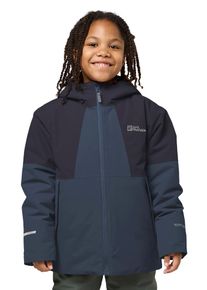 Funktionsjacke Jack Wolfskin "TERRAVIEW 2L JKT M", Kinder, Gr. 152, blau (midnight sky), Obermaterial: 100% Polyester. Futter: 100% Polyester. Wattierung: 100% Polyester, Jacken Funktionsjacke, f&uuml;r vielseitige Eins&auml;tze, mit fest verbundener Kapuze, atmungsaktiv