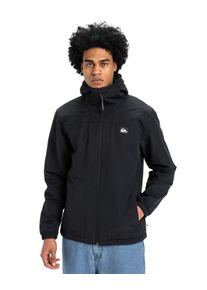 Regenjacke Quiksilver "Overcast 3K Warm", Herren, Gr. L, schwarz, Obermaterial: 65% Walkfrottier, 35% Nylon;, Jacken Regenjacke