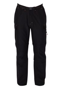 Outdoorhose DEPROC Active "KENTVILLE Double Zip-Off", Herren, Gr. 28, Normalgr&ouml;&szlig;en, schwarz, 95% Polyester; 5% Elasthan, Hosen Outdoorhose, auch in Gro&szlig;en Gr&ouml;&szlig;en erh&auml;ltlich