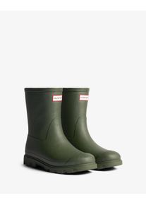 Gummistiefel Hunter "UNISEX DOWNPOUR SHORT INSULATED BOOT", Damen, Gr. 40, schwarz olive, Synthetik, Schuhe Gummistiefel, wasserdichte Winterschuhe, Snowboots, gef&uuml;ttert