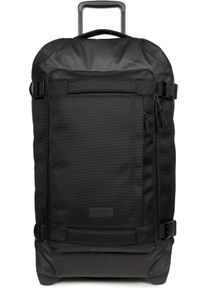 Reisetasche Eastpak "TRANVERZ L", Damen, Gr. B/H/T: 40cm x 79cm x 33cm, schwarz, Nylon, Taschen Reisetasche, mit 2 Rollen, enth&auml;lt recyceltes Material (Global Recycled Standard)