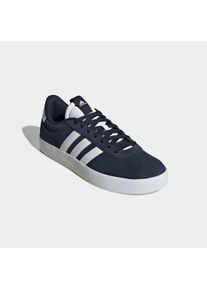 Sneaker adidas Sportswear "VL COURT 3.0", Herren, Gr. 44, blau (legend ink, ftwr wei&szlig;, ftwr wei&szlig;), Leder, Synthetik, Schuhe Sneaker, inspiriert vom Design des adidas samba