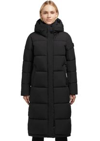 Steppmantel Khujo "TIONE", Damen, Gr. XXL (44), schwarz, Steppware, Obermaterial: 100% Polyester, unifarben, knielang, M&auml;ntel Steppmantel, W&auml;rmende und pflegeleichte Steppqualit&auml;t