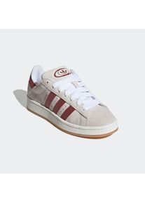 Sneaker adidas originals "CAMPUS 00S", Damen, Gr. 39, beige (crystal wei&szlig;, core wei&szlig;, preloved ruby), Leder, Synthetik, Schuhe Sneaker