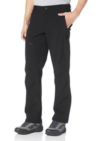 Funktionshose Polarino, Herren, Gr. 46 (S), N-Gr, schwarz (schwarz (funktionshose aus recyceltem material)), Obermaterial: 92% Polyamid, 8% Elasthan, normal lang, Hosen Funktionshose, aus atmungsaktivem Material