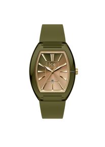 Ice Watch Quarzuhr ICE-WATCH "ICE boliday - Dome - Small - 3H + Date", olivgr&uuml;n, Armbanduhren, Damen, Quarzuhr, Armbanduhr, Damenuhr, analog, Datum, Silikonarmband