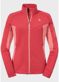 Sch&ouml;ffel Fleecejacke SCH&Ouml;FFEL "Fleece Jacket Hydalen L", Damen, Gr. 34, rot (2003, rot), Oberstoff : 95% Polyester 5% Elasthan, regular fit, hoch geschlossener Ausschnitt, Jacken Fleecejacke
