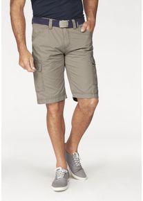 MAN'S WORLD Cargobermudas MAN'S WORLD, Herren, Gr. 60, N-Gr, gr&uuml;n (olivgr&uuml;n), Obermaterial: 100% Baumwolle, unifarben, normal kniebedeckend, Hosen Cargobermudas, auch in Gro&szlig;en Gr&ouml;&szlig;en