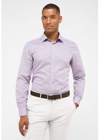 Langarmhemd Eterna "SLIM FIT", Damen, Gr. 43, Extra verl&auml;ngerter Arm, lila, 100% cotton, schmal, Manschette, Hemden Langarmhemd, NON IRON (b&uuml;gelfrei)