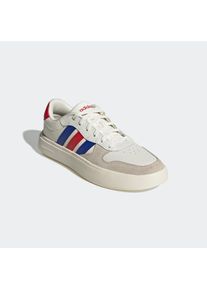 Sneaker adidas Sportswear "LITECOURT", Herren, Gr. 45, wei&szlig; (sanftes wei&szlig;, semi lucid blau, better scarlet), Leder, Synthetik, Schuhe Sneaker