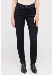 Slim-fit-Jeans Angels "Cici", Damen, Gr. 46, L&auml;nge 30, blau (night blau), Denim/Jeans, Obermaterial: 93% Baumwolle, 5% Polyester, 2% Elasthan, slim fit, Jeans Slim-fit-Jeans