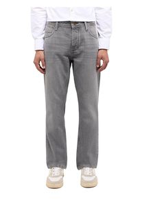 Straight-Jeans Mustang "Style Michigan", Herren, Gr. 36, L&auml;nge 32, grau (greu), Denim/Jeans, Obermaterial: 100% Baumwolle, straight fit, Jeans Straight-Jeans