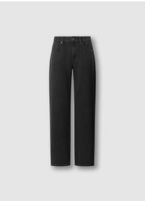 Loose-fit-Jeans Pepe Jeans "LOOSE ST JEANS LW NICKY", Damen, Gr. 29, L&auml;nge 30, dunkelblau, Denim/Jeans, Obermaterial: 100% Baumwolle, loose fit lang, Jeans Loose-fit-Jeans, mit geradem Bein