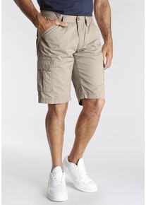MAN'S WORLD Cargobermudas MAN'S WORLD, Herren, Gr. 66, N-Gr, beige, Obermaterial: 100% Baumwolle, unifarben, normal kniebedeckend, Hosen Cargobermudas, auch in Gro&szlig;en Gr&ouml;&szlig;en