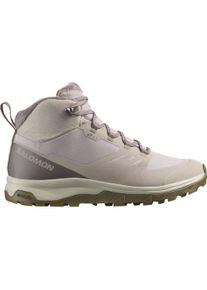 Winterstiefel Salomon "OUTSNAP CSWP W", Damen, Gr. 40,5, braun (etherea, iron, coyote braun), Synthetik, Textil, Schuhe Winterstiefel, Winterschuhe, Winterboots, Snowboots, wasserdicht
