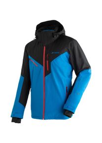 Skijacke Maier Sports "Pajares", Herren, Gr. 58, blau (k&ouml;nigsblau), 100% Polyester, Rundhals, Jacken Skijacke, Herren Winterjacke, wind- und wasserdicht, 4 RV-Taschen, Regular Fit