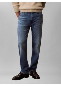 Straight-Jeans Calvin Klein Jeans, Herren, Gr. 31, L&auml;nge 32, embers, Denim/Jeans, Obermaterial: 85% Baumwolle, 13% Polyester, 2% Elasthan, straight fit lang, Jeans Straight-Jeans, straight fit